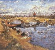 Vincent Van Gogh The Gleize Brideg over the Vigueirat Canal (nn04) Sweden oil painting artist